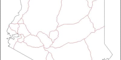 კენიაში ცარიელი რუკა
