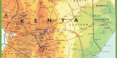 კენიაში საგზაო ქსელის რუკა